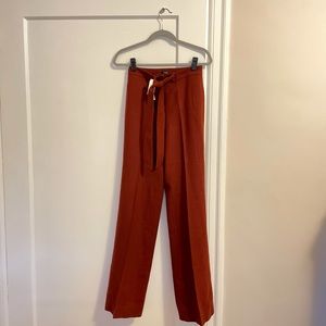 NWT J. Crew burnt orange wool pants